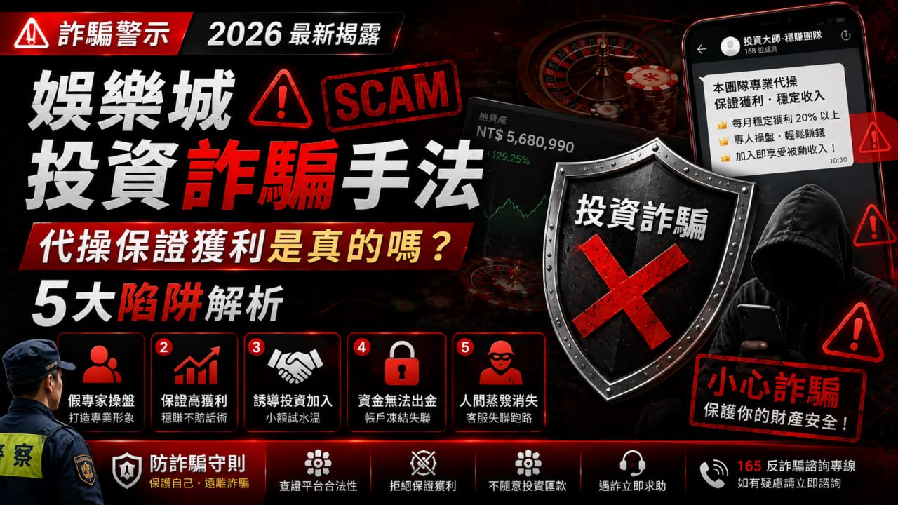投資代操詐騙