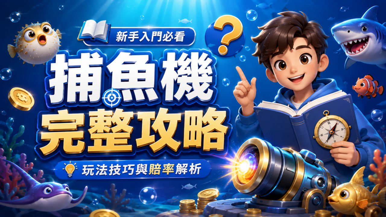 捕魚機遊戲教學
